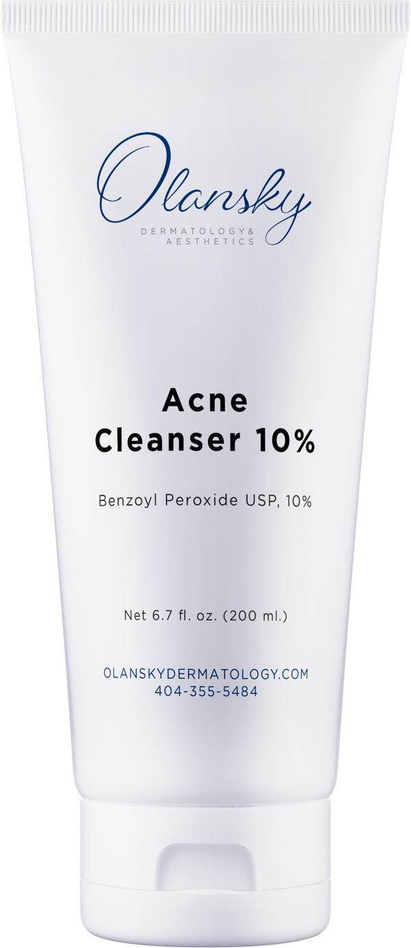 Olansky Acne Cleanser 10% Benzoyl Peroxide (6.7 FL OZ I 200 ml)